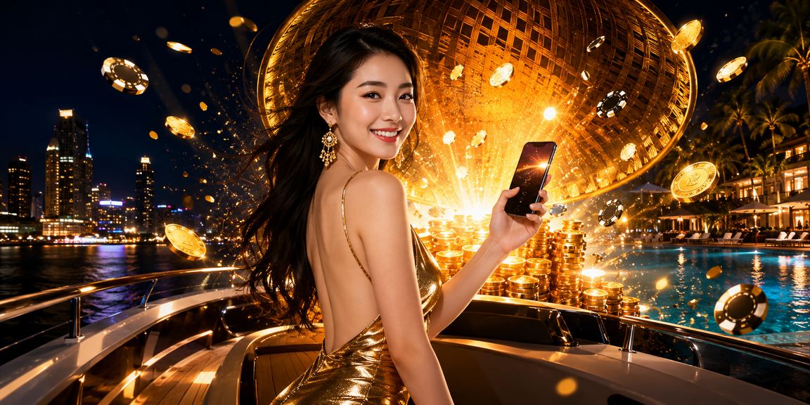 Người dùng trải nghiệm casino di động tại Mũi Né với nón lá Việt Nam